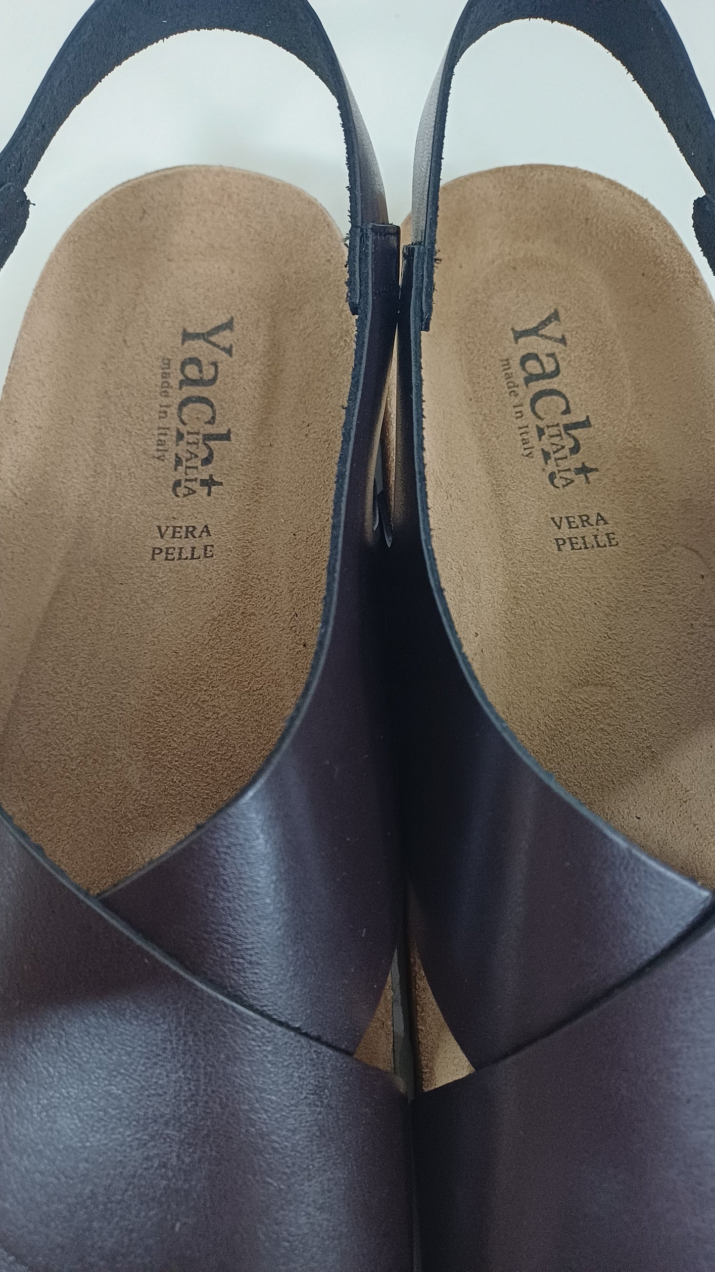 Sandalo Uomo Comodo in Vera Pelle Marrone