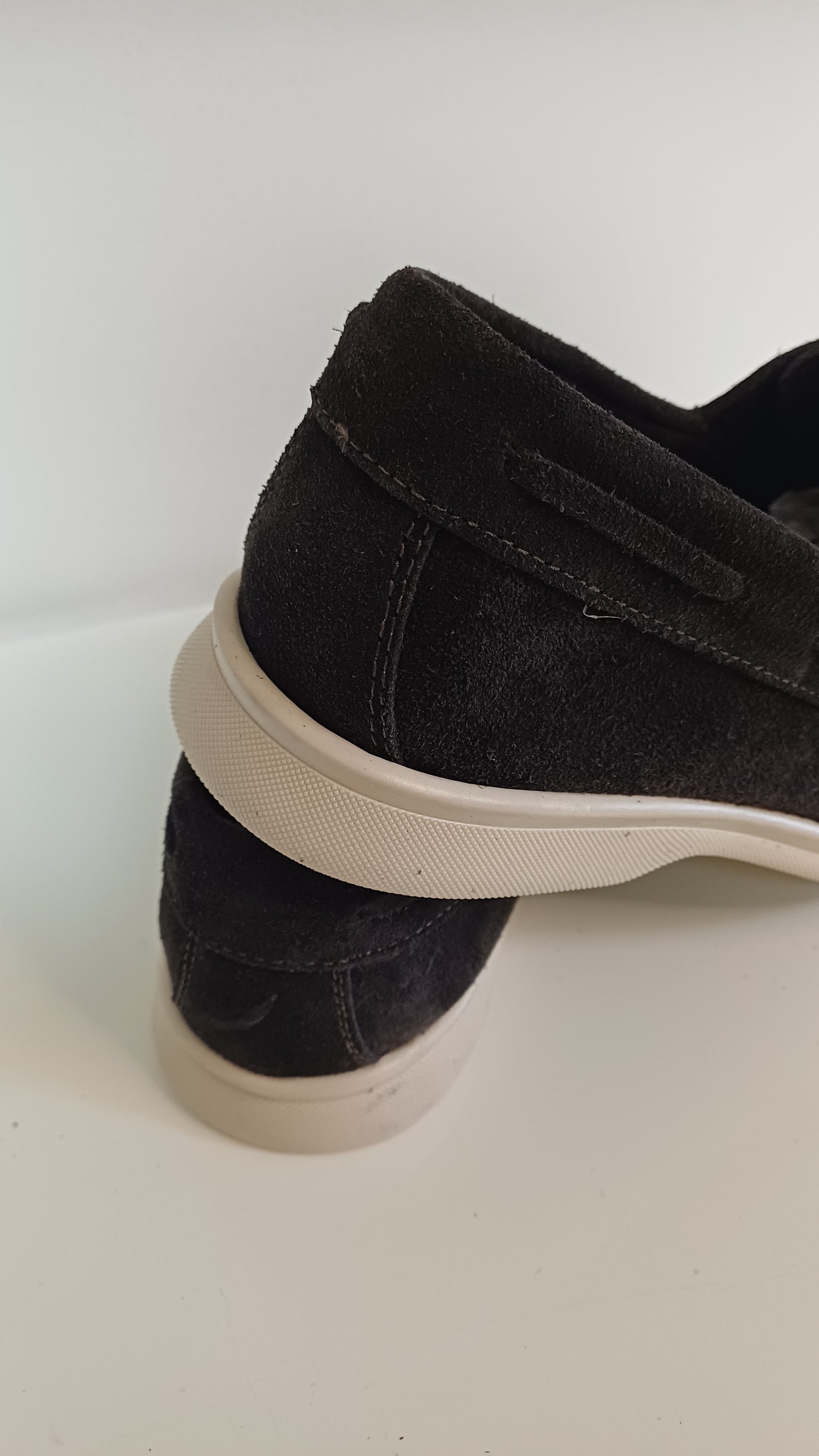 Mocassino Uomo Scamosciato Marrone con Lacci