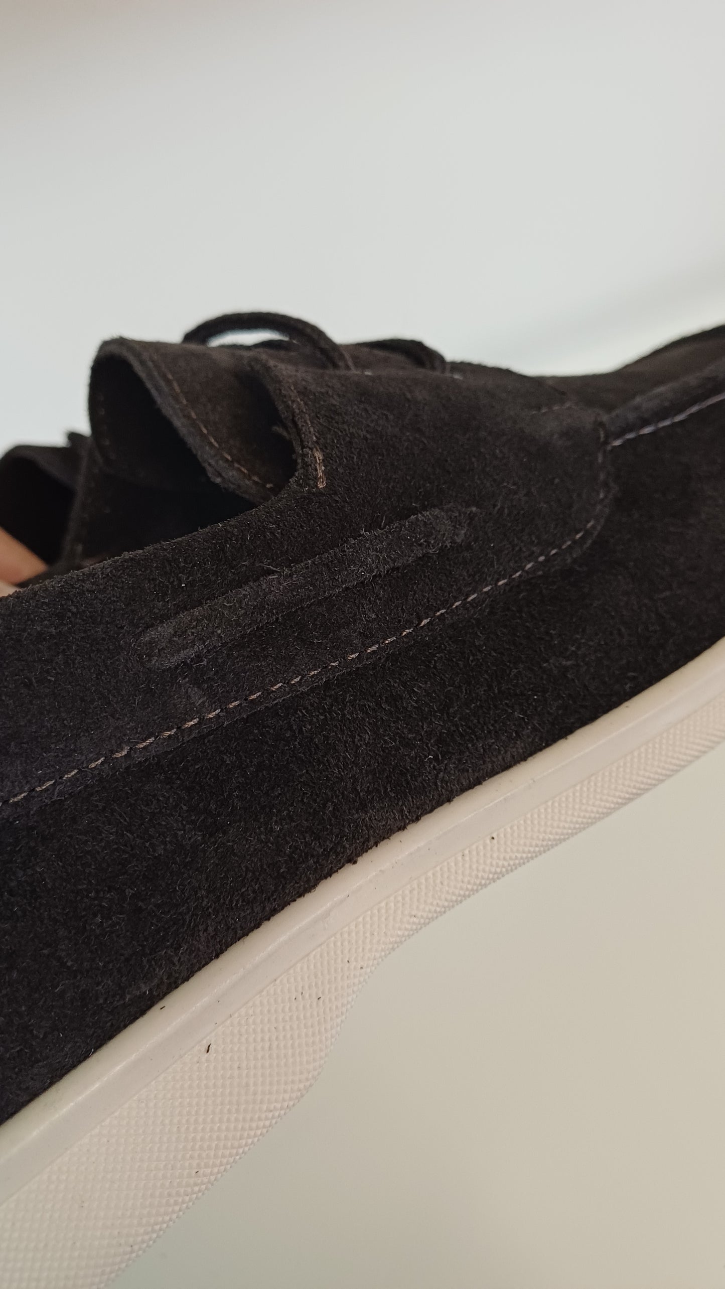 Mocassino Uomo Scamosciato Marrone con Lacci