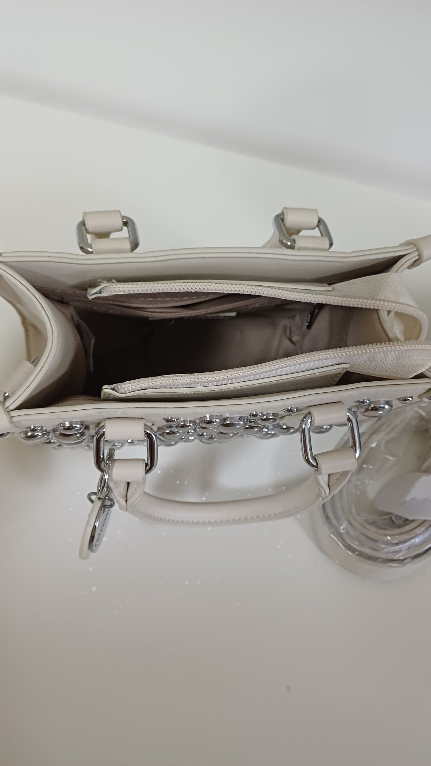 Borsa Donna Coconuda Similpelle con Borchie e Tracolla