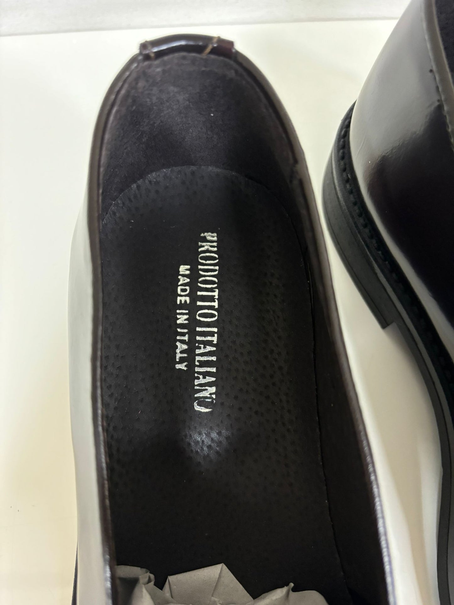 Mocassino Tassel in Vera Pelle Abrasivata Bordeaux
