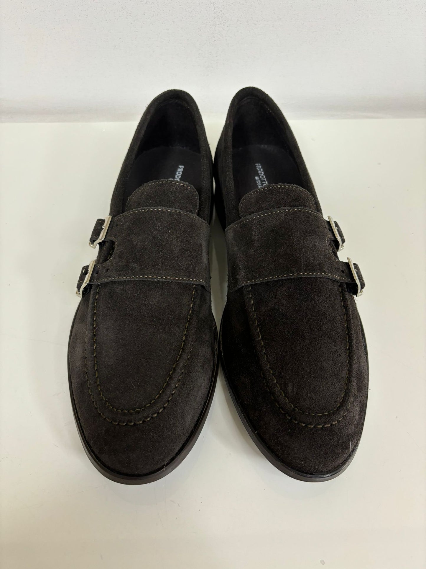 Mocassino Tassel Doppia Fibia Scamosciato