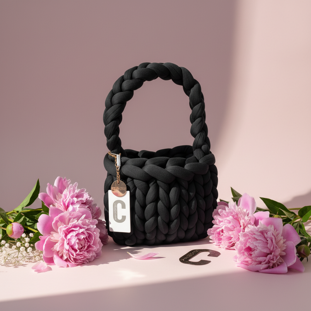 Borsa Coconuda nera primavera