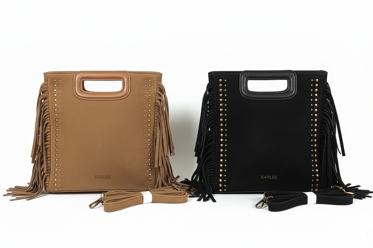Borsa KAYLEE marrone e nera