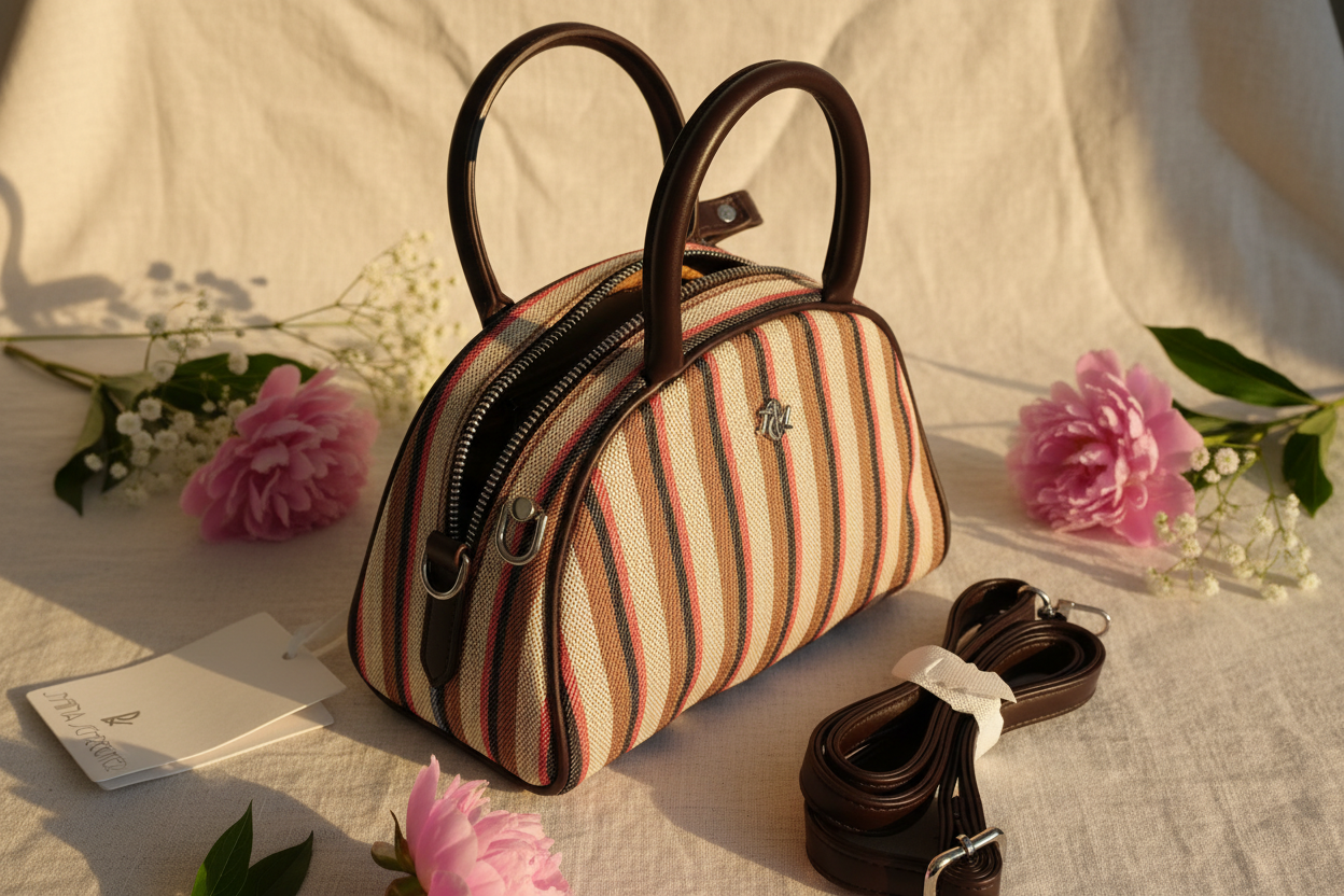 Interno borsa – fiori estivi
