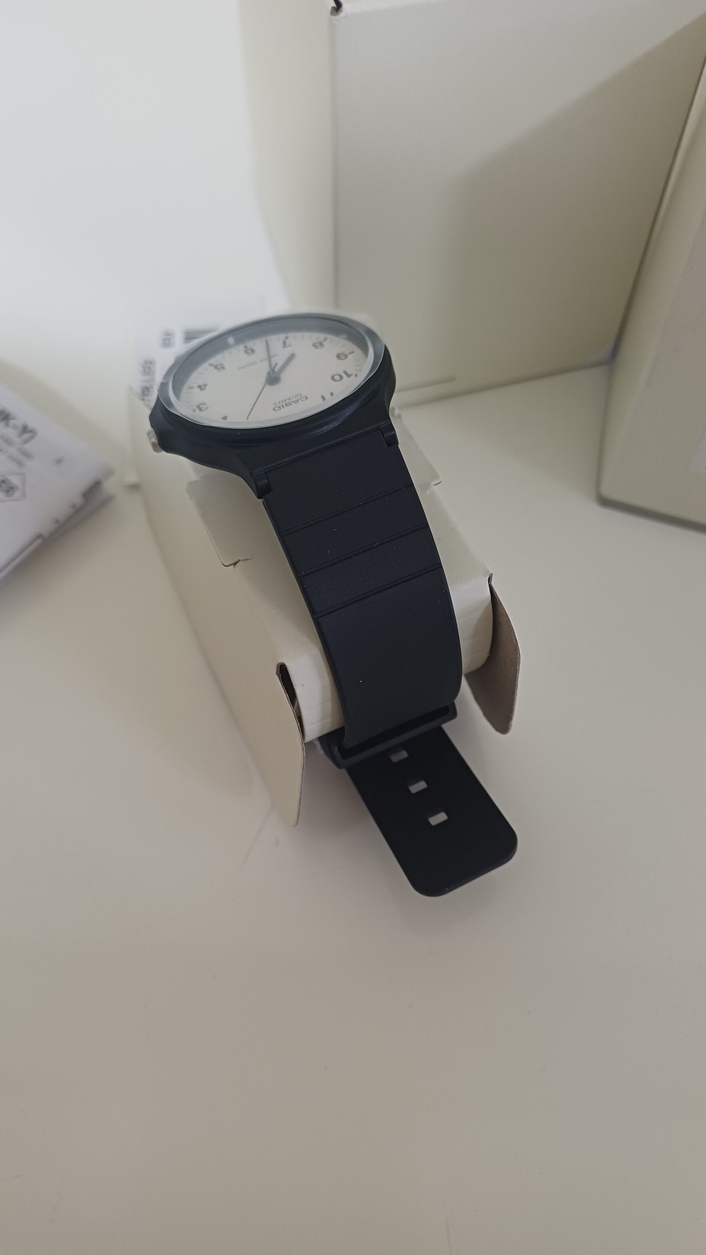 Casio MQ-24-7BLLEG — Orologio Unisex Analogico Quarzo Cinturino Resina Nero