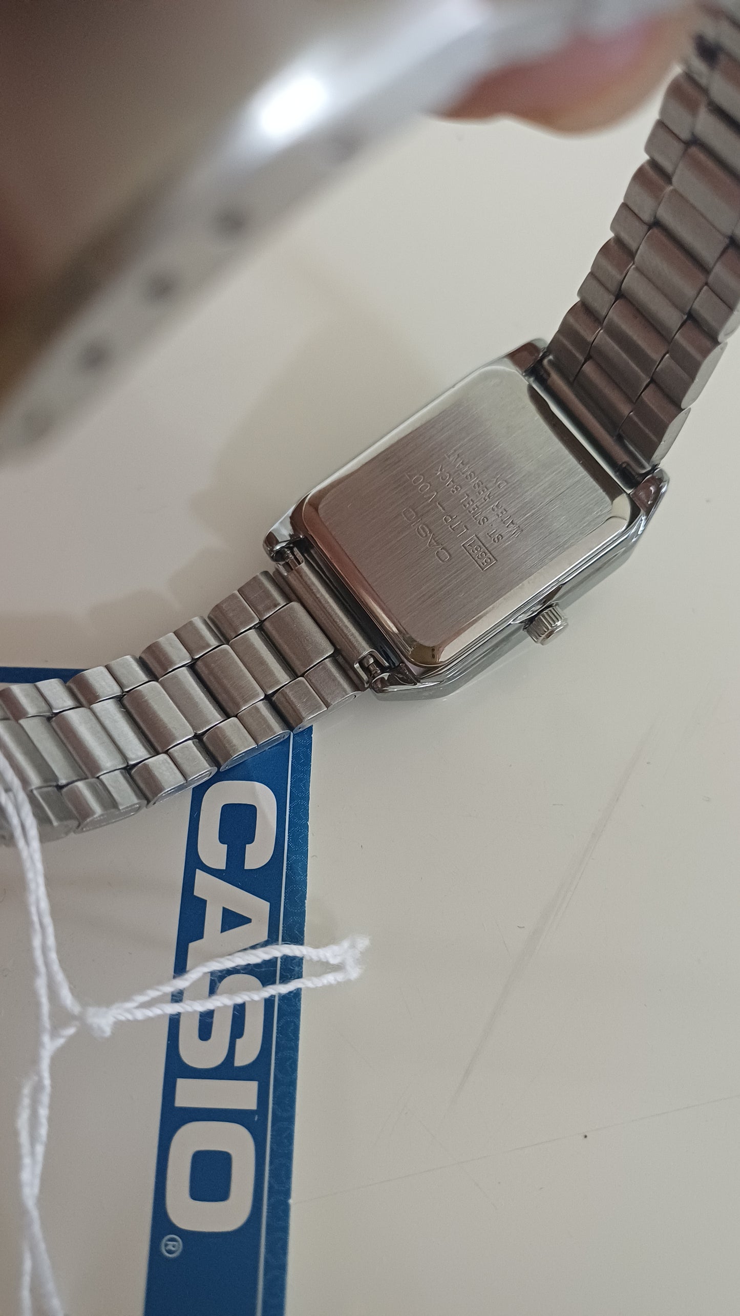 Casio LTP-V007D-1EU — Orologio Vintage Donna Acciaio Inox Fondo Nero