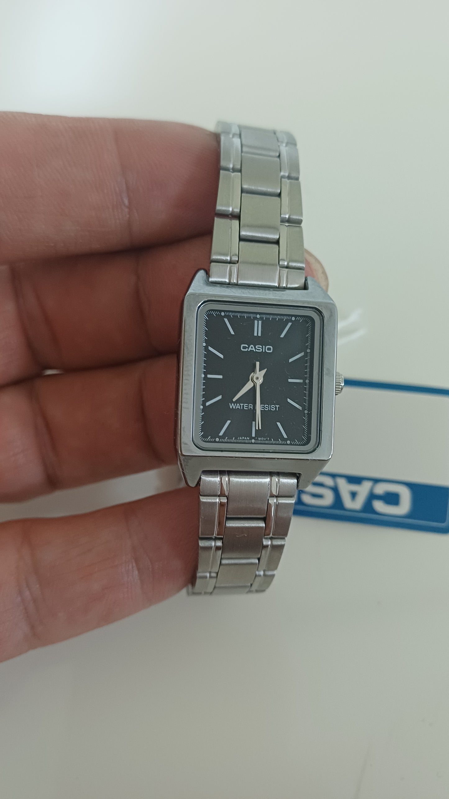 Casio LTP-V007D-1EU — Orologio Vintage Donna Acciaio Inox Fondo Nero